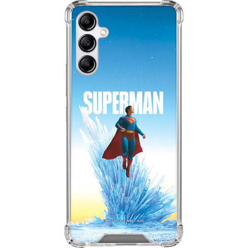 Superman 2025 Fortress of Solitude Classic Rise Galaxy A15 5G Clear Case